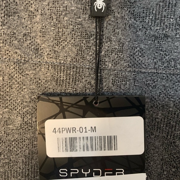 Spyder Active Grey Black Lightweight Short Sleeve T-Shirt - Picture 3 of 6